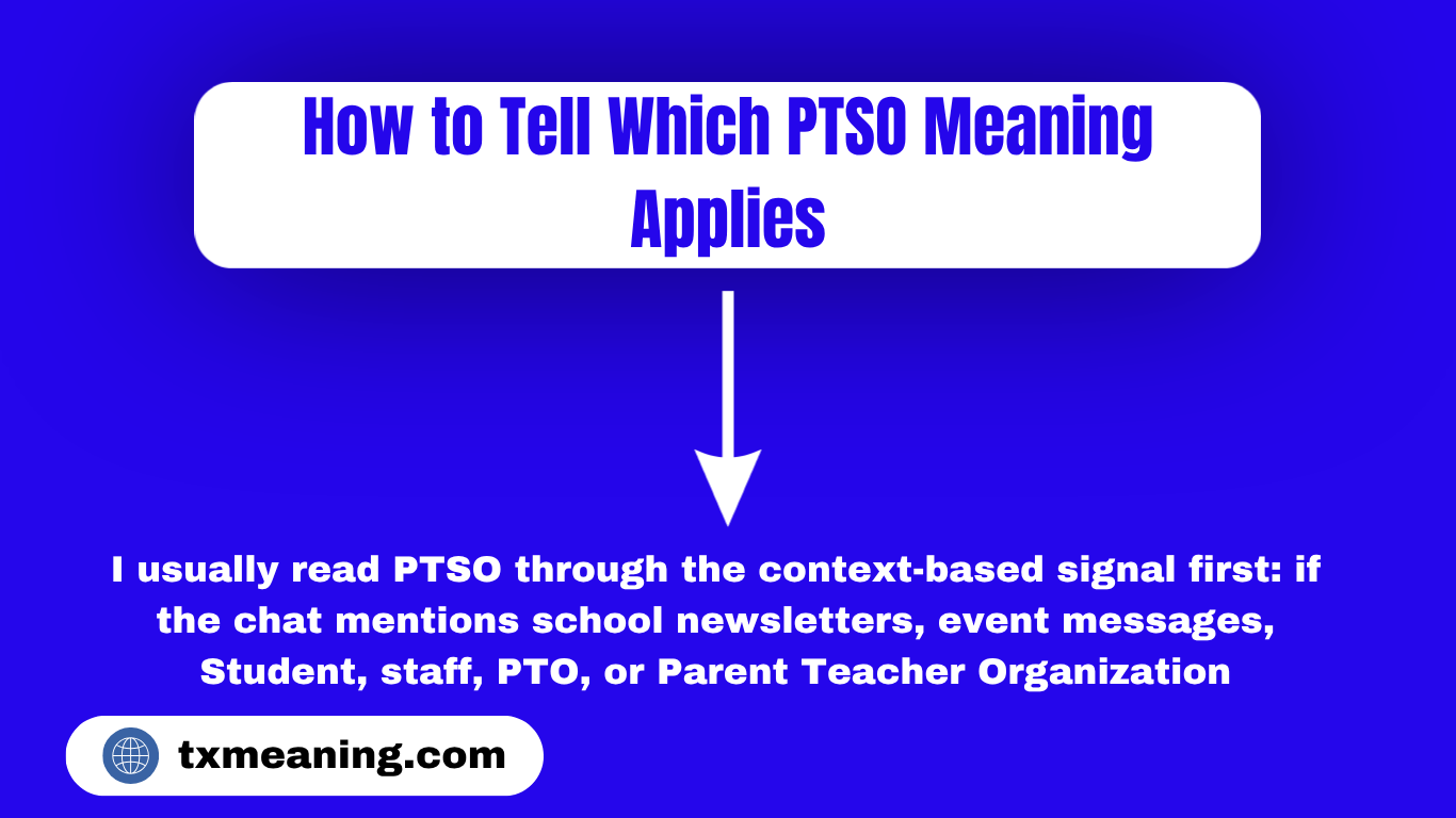 PTSO Meaning in Text
