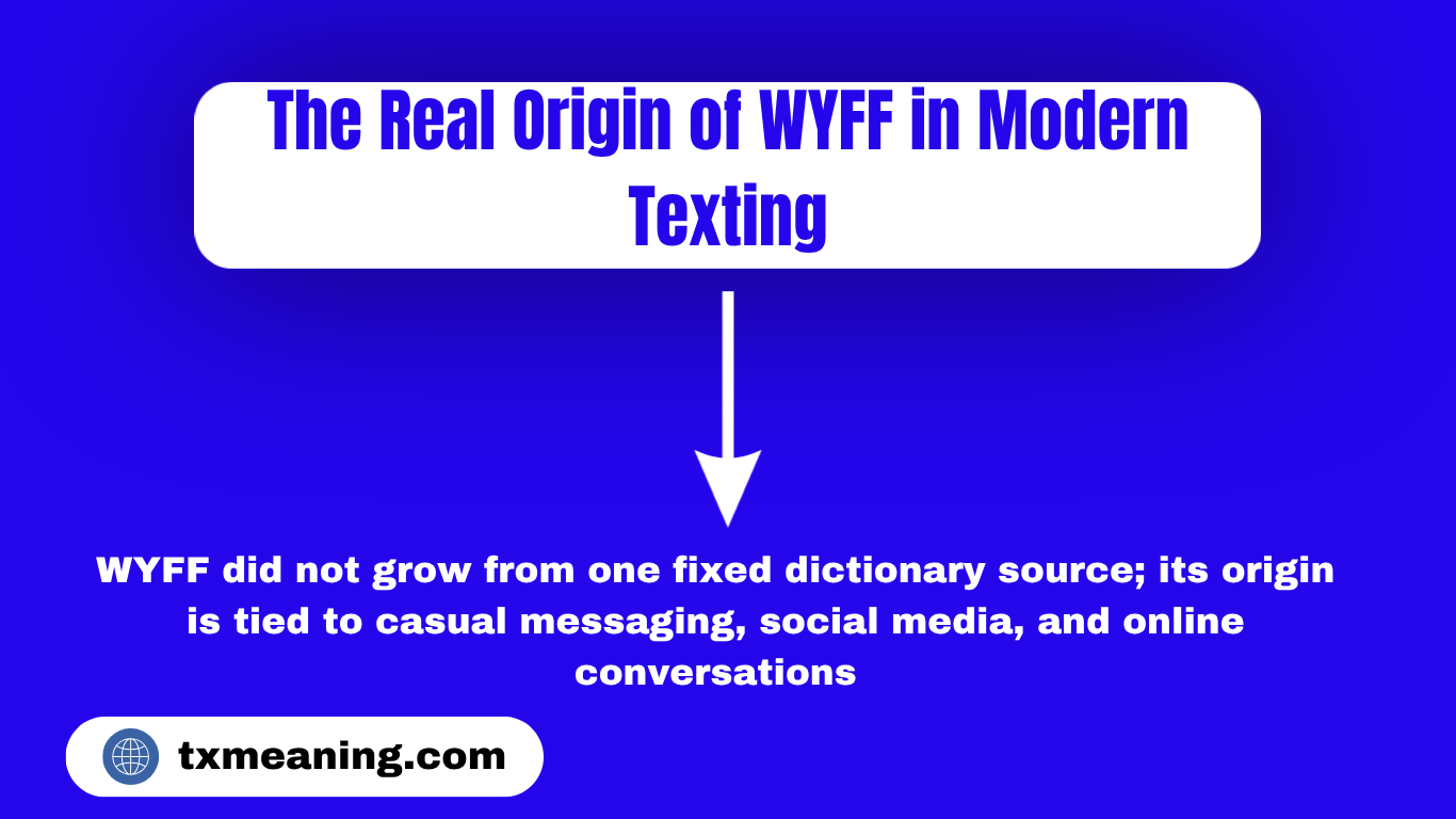 The Real Origin of WYFF in Modern Texting WYFF Meaning