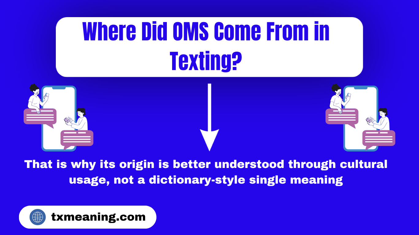 Where Did OMS Come From in Texting? OMS Meaning in Text