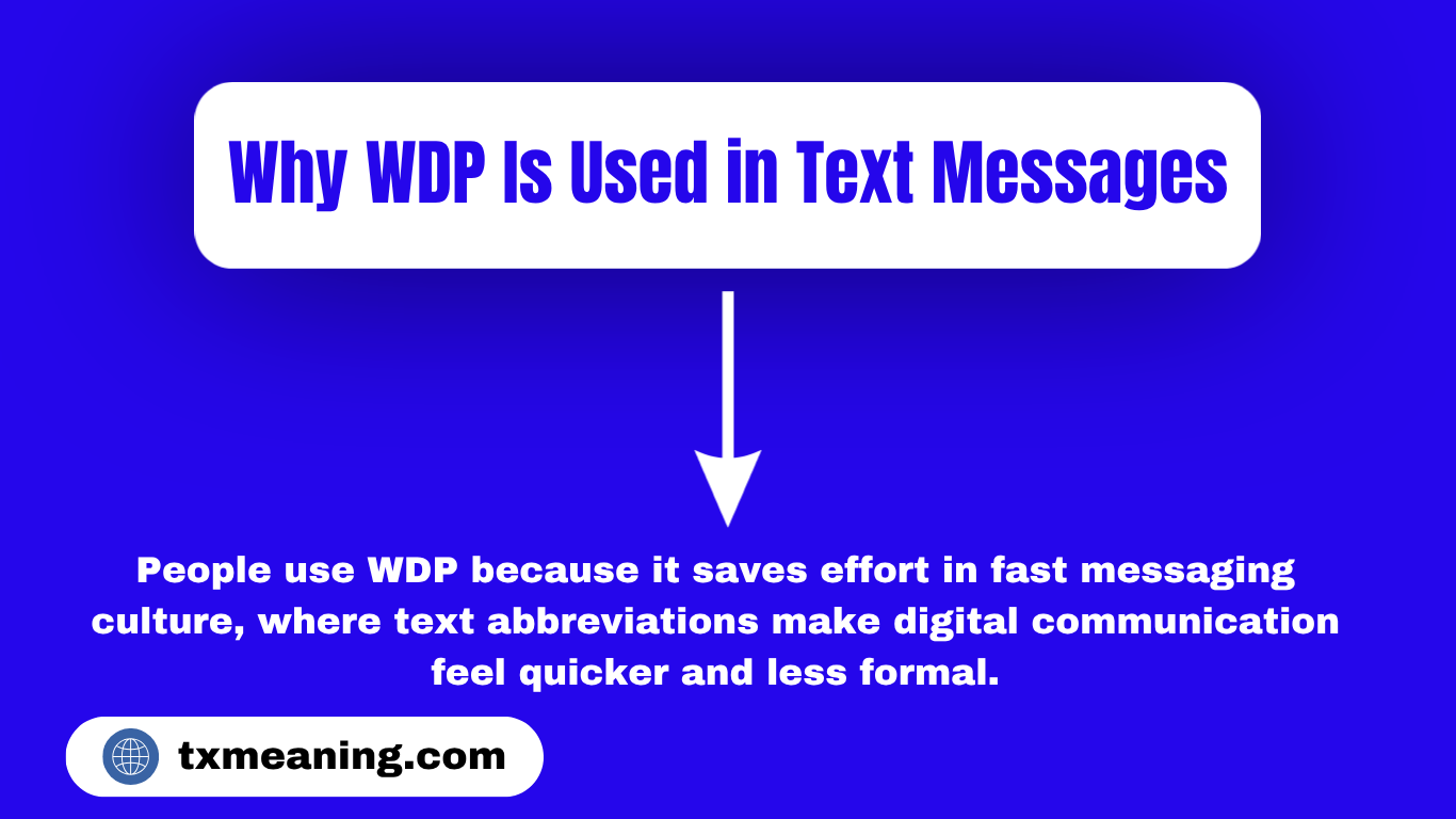 WDP Meaning in Text