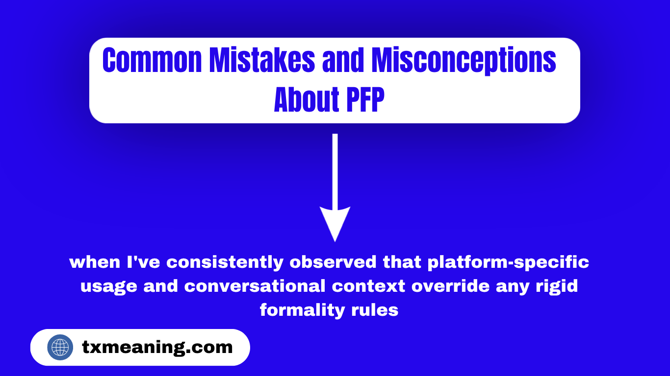 PFP Meaning in Text