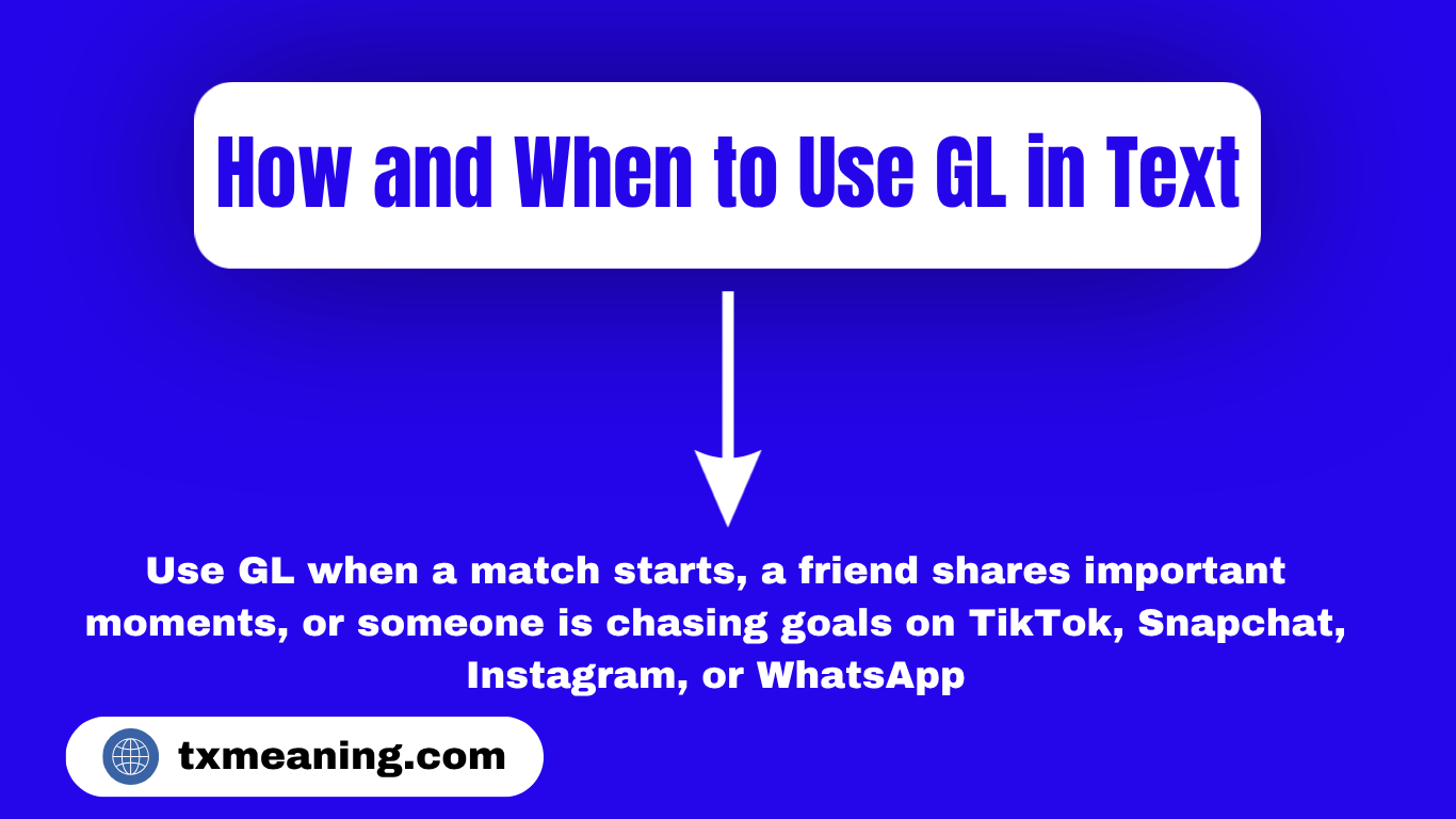 GL Meaning in Text