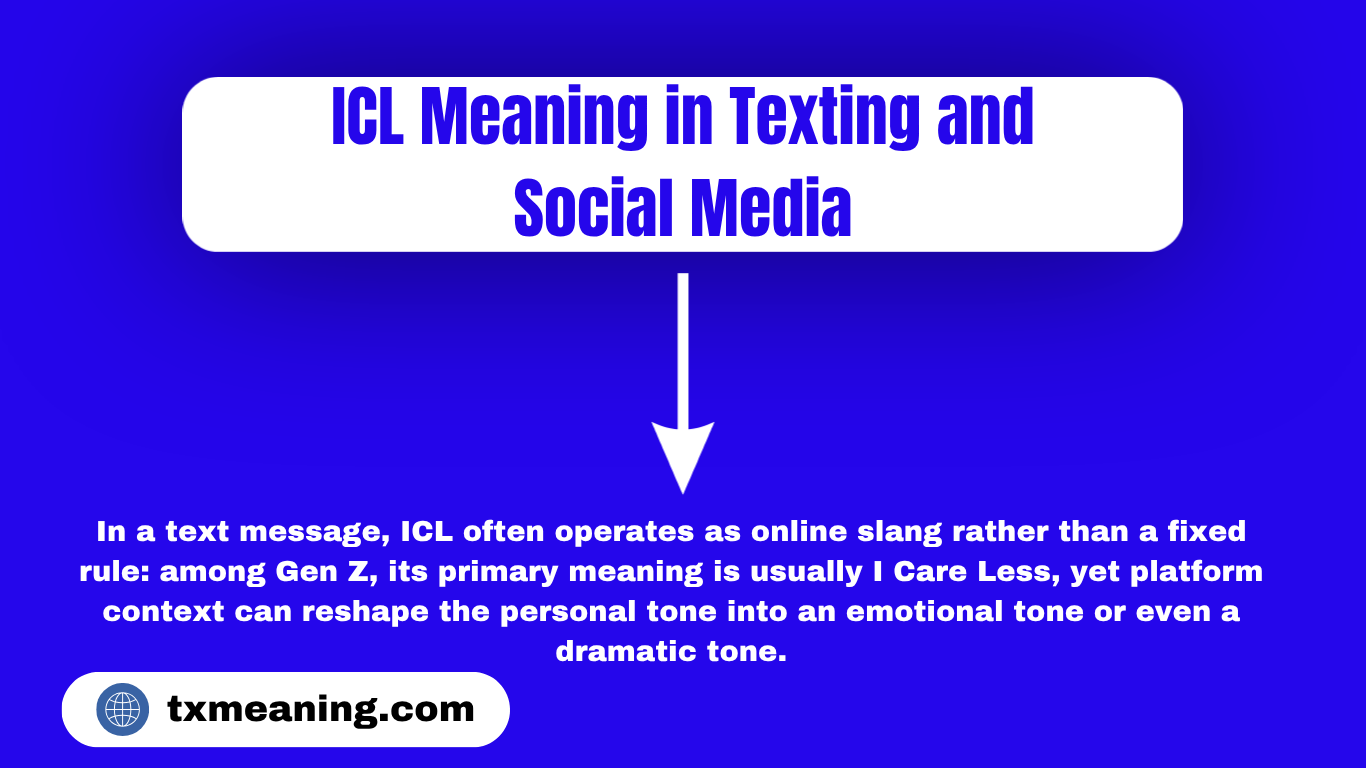 icl meaning in text