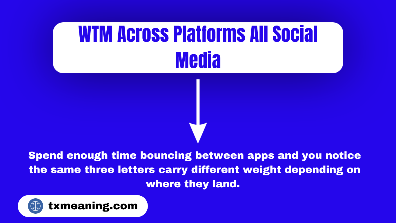 WTM Meaning in Text