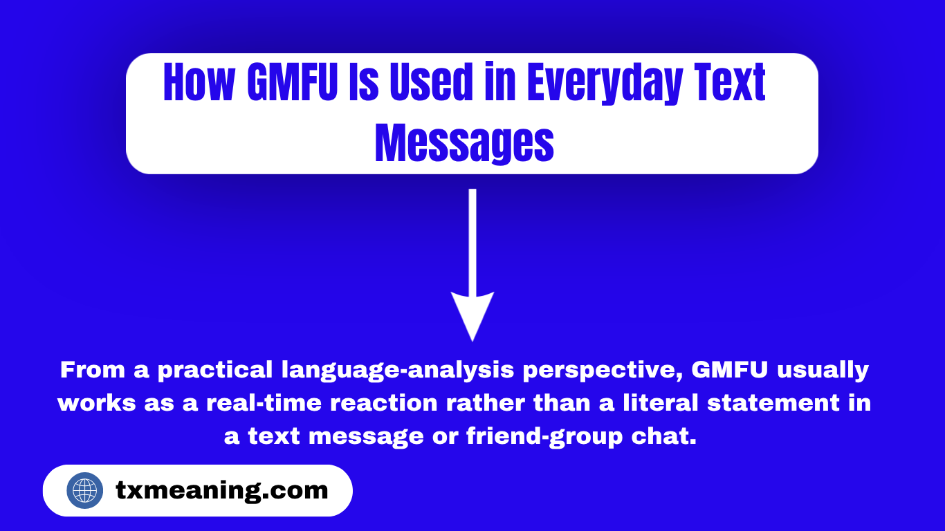 How GMFU Is Used in Everyday Text Messages GMFU Meaning in Text