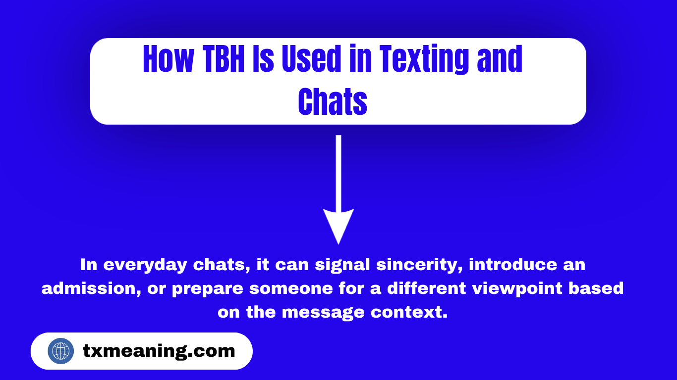 How TBH Is Used in Texting and Chats TBH Meaning In Text